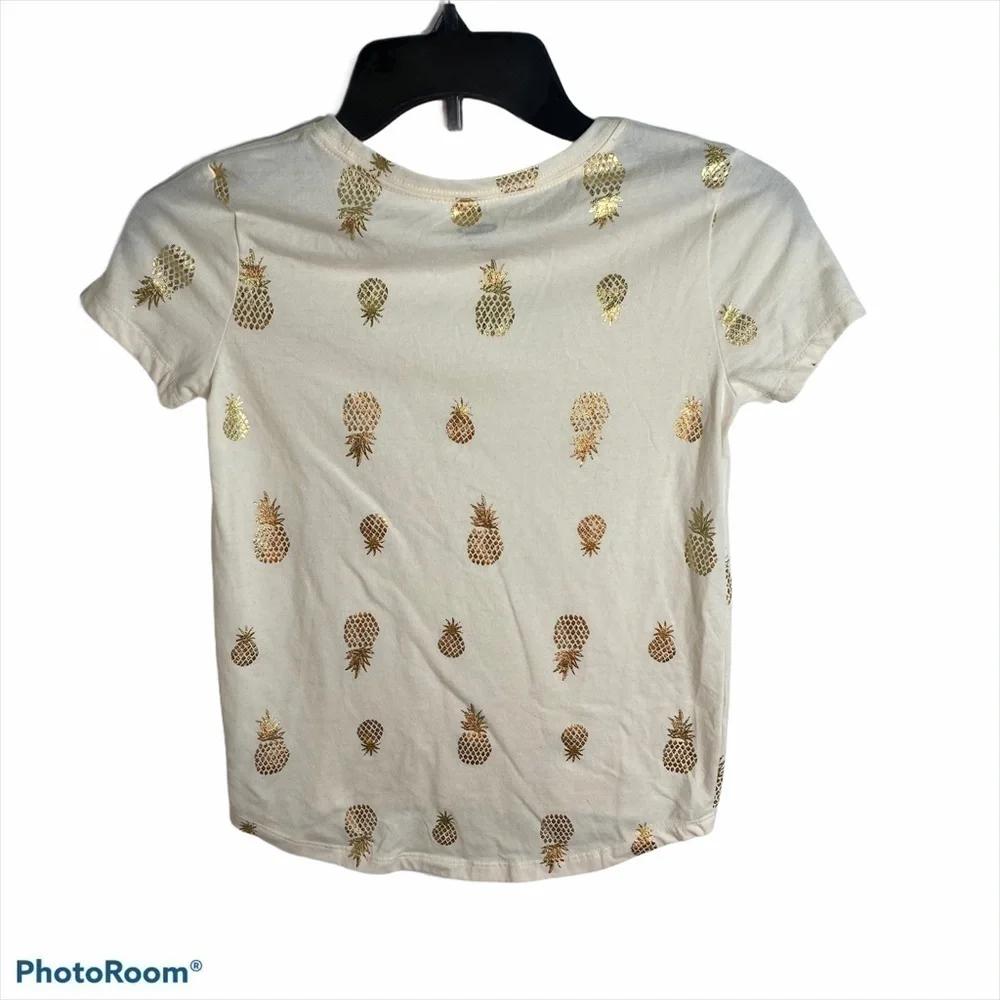 Old Navy Pineapple Print T-shirt Medium Girls Kids